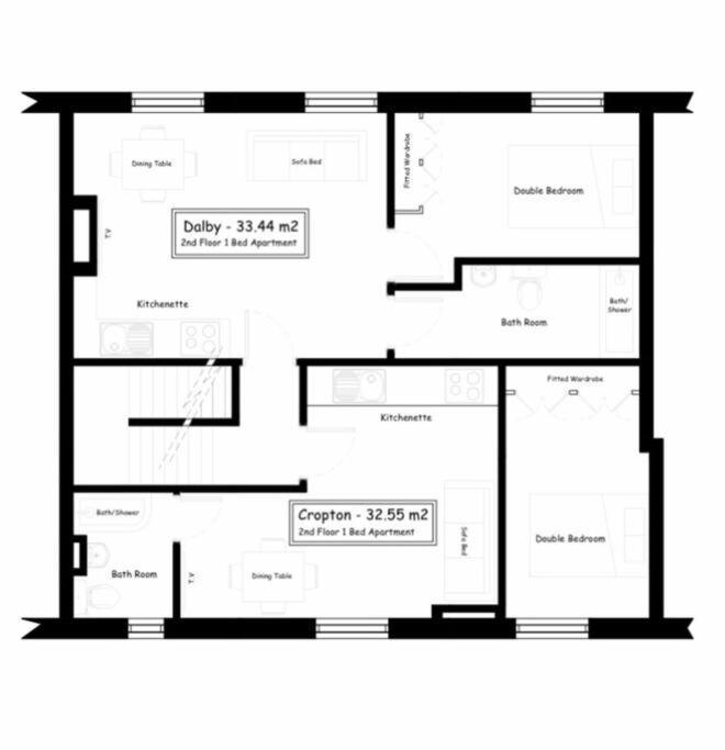 Lettered Board Apartments 1, 2 & 3 Pickering Esterno foto